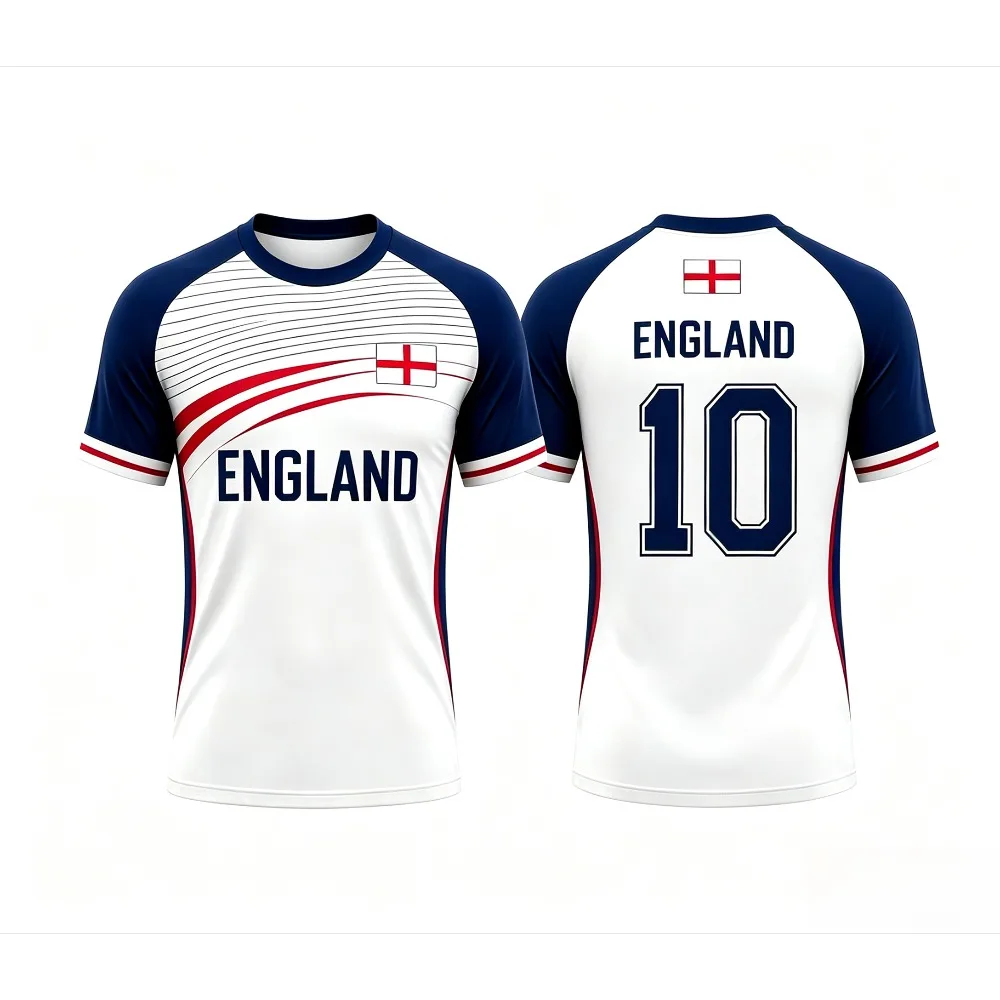 St George Cross Curve Line Print Men T Shirt Quick Dry Training Sports Short Sleeve Athletic Top
