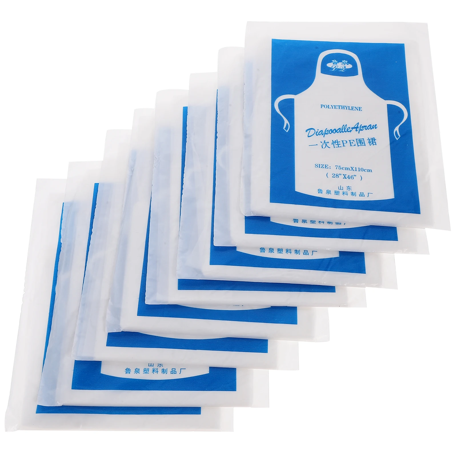 

25pcs Waterproof Apron PE Cooking Accessories Durable Clean Kitchen Home Workshop Use Sleeveless Housework Supplies