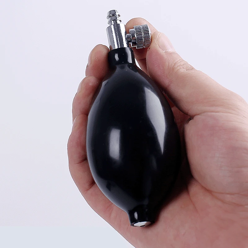 1PCS Latex Inflatable Blood Pressure Ball Cervical Tractor Air Balloon Bulb with Pump Valve for Sphygmomanometer Tonometer