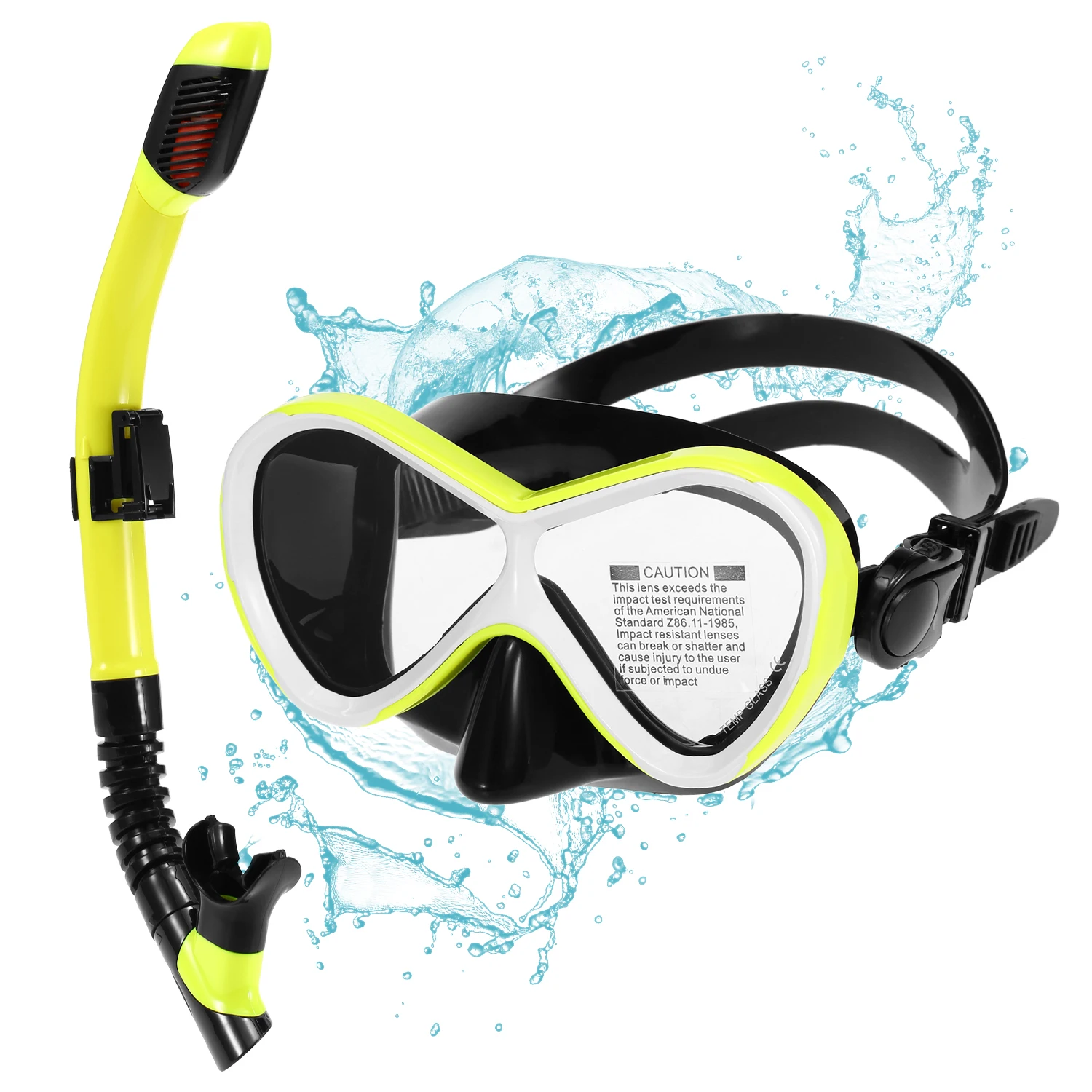 

Kids Professional Swimming Goggles with Dry Snorkel Tube Set Anti-fog Goggles for Scuba Snorkel Children Diving Equipment