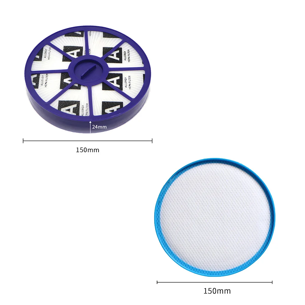 Front Motor Filter & Back HEPA Filter For Dyson DC19 DC20 DC21 DC29 Vacuum Cleaner, No.917819-01 & 900228-01