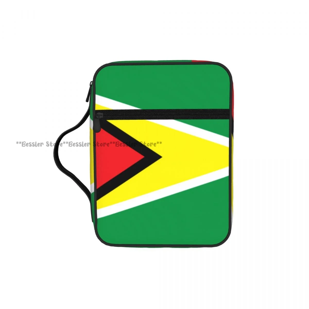 

Guyana Flag Bible Bag Zipper Handle Handbag Bible Cover Case Carrying Bible Storage Bag