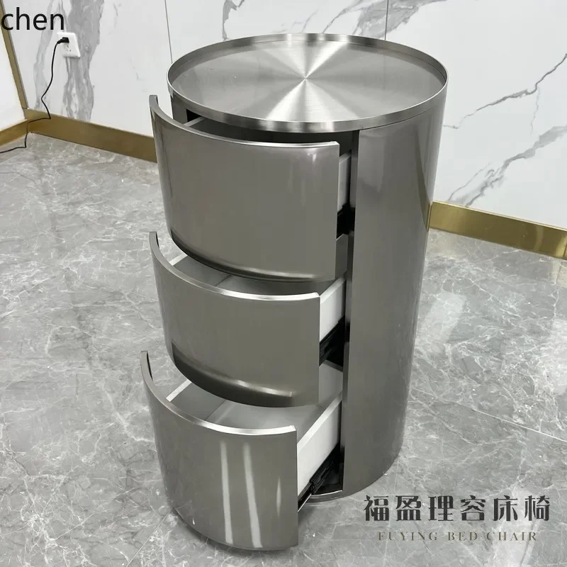

X5-16 Tool Cabinet Hair Salon Special Storage Stainless Steel Cabinet Tool Table Shelf Barber Shop Cabinet