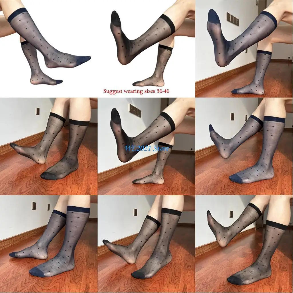 

G5GC мужские элегантные тонкие носки стильные нерегулярные точки