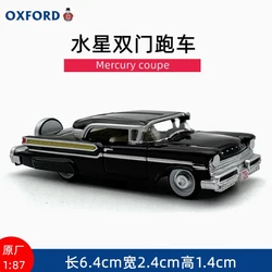Diecast OXFORD 1: 87 Scale Mercury Coupe Sports Car Alloy Simulation Car Model Decoration Collection Display Toy Gifts