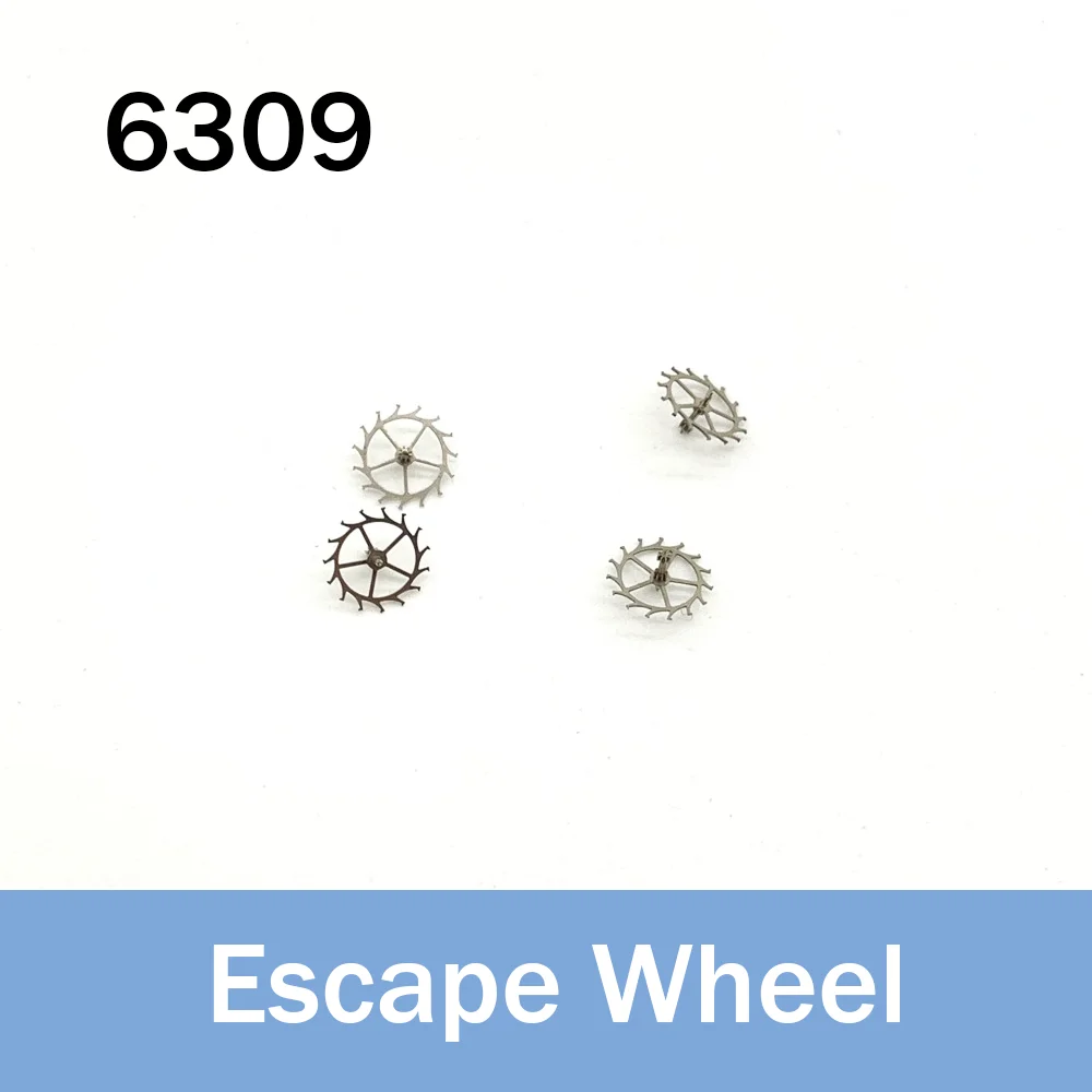 Watch Accessories Escape Wheel for 6309 Mechanical Movement Lotus Wheel Watch Parts Repair Horse Wheel