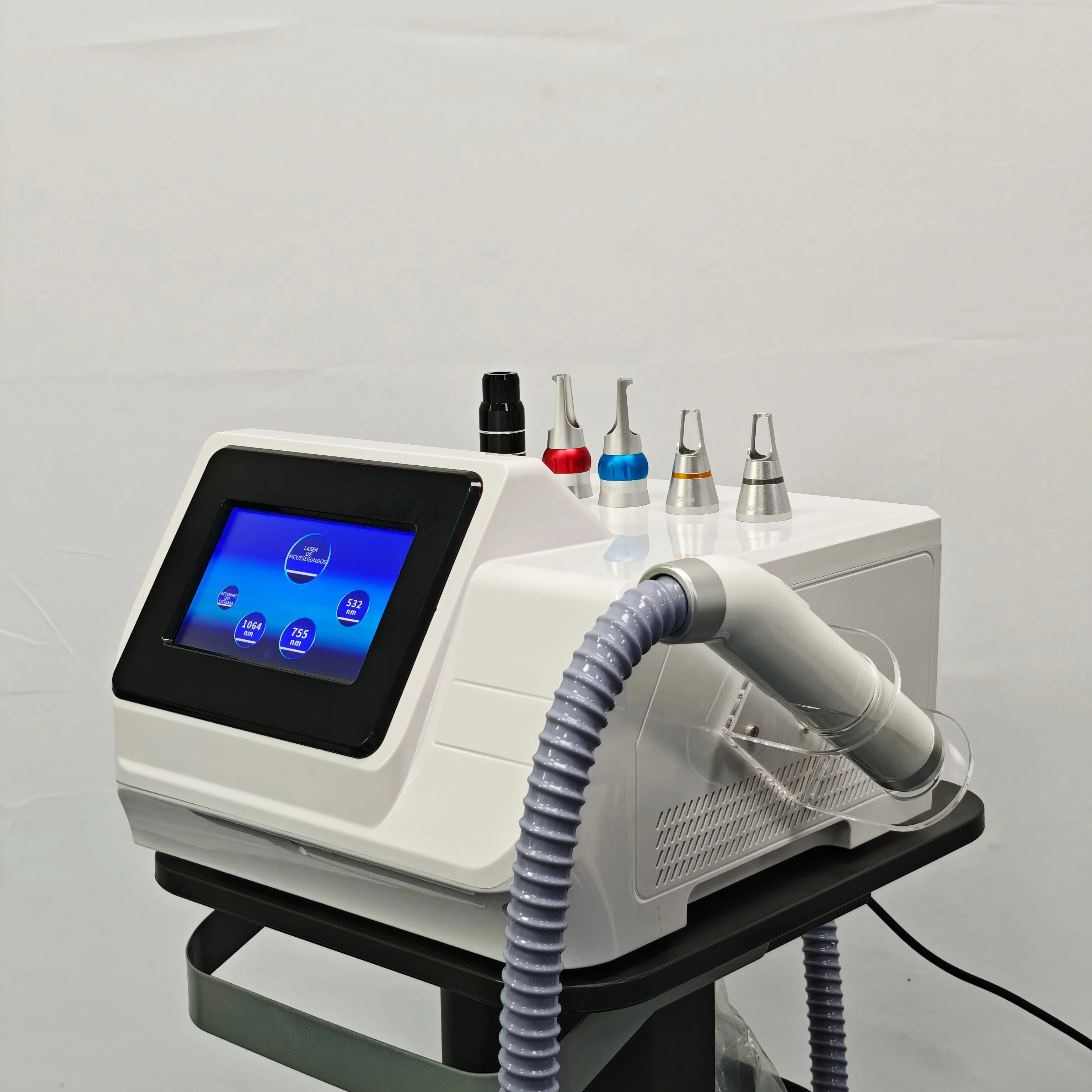 7 Languages Wholesale Price Carbon Peel Pico Laser Tattoo Removal Picosecond Laser Machine with Non-invasive Heads
