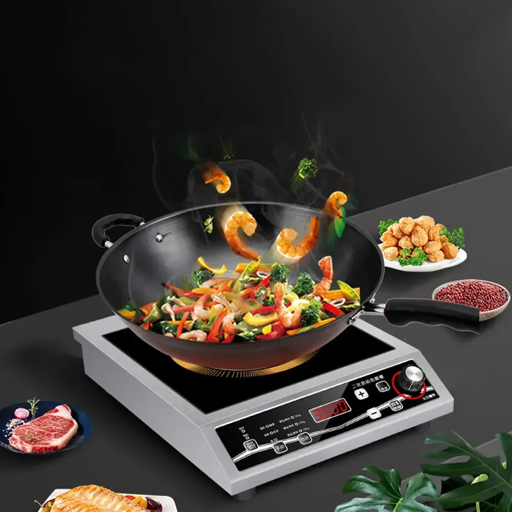 고출력 인덕션 조리기, 가정용 평면 식당, 3.5kw 상업용 볶음 요리