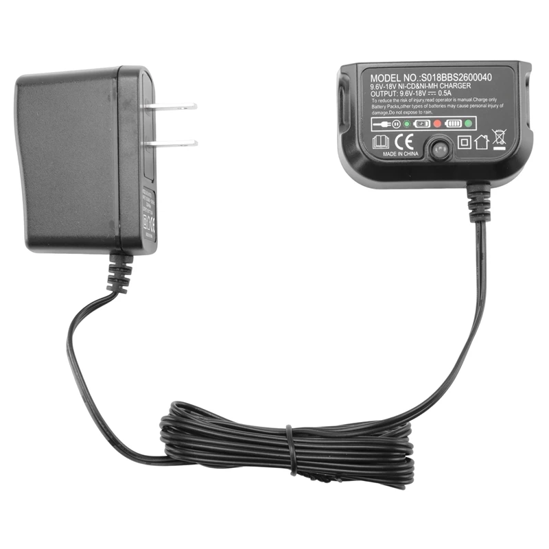 ที่ชาร์จสำรองสำหรับแบท & เดคเคอร์9.6V-18V A12 A12-X HPB14 HPB18 HPB12 HPB96 NI-CD แบตเตอรี่ Ni-MH ที่ชาร์จแบบปลั๊ก US