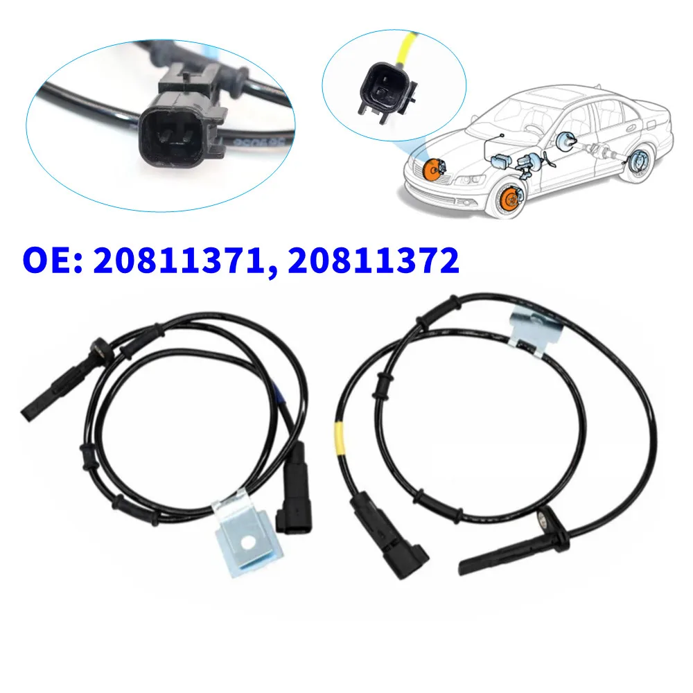 

2PCS For Chevrolet Equinox GMC Terrain 2010-2017 Front Left Right ABS Wheel Speed Sensor Car Accessories 20811371/ 20811372