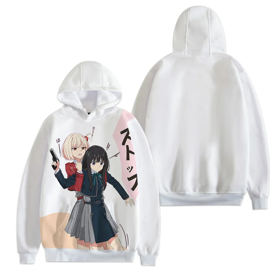 

Harajuku Hip Hop Comfortable Cute Lycoris Recoil 3D print Hoodies Sweatshirts Men/Women Sweatshirt Adult/Child Casual Pullovers