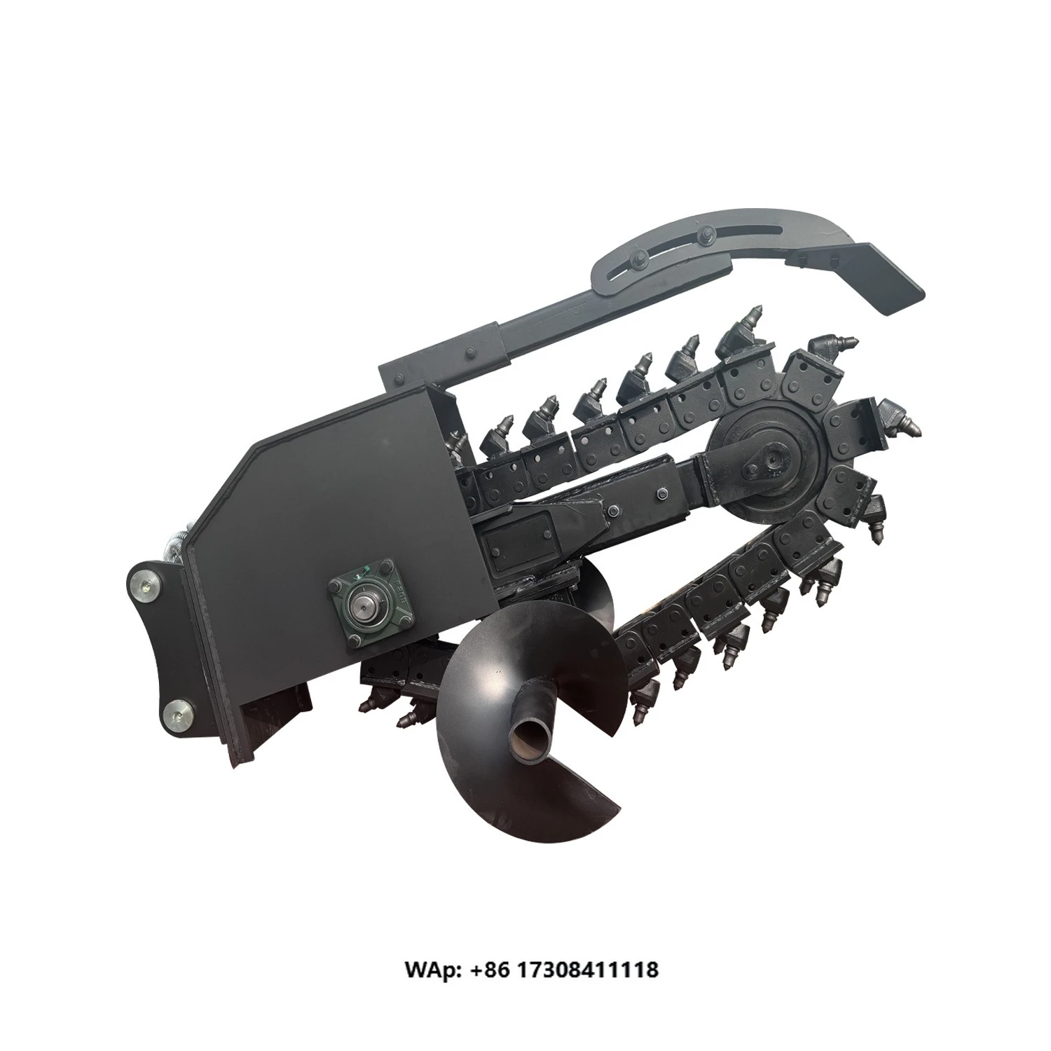 Agricultural Excavator Multi-Functional Chain Earth Trencher Hydraulic Chain Trencher Excavator Attachment Trenching Machine