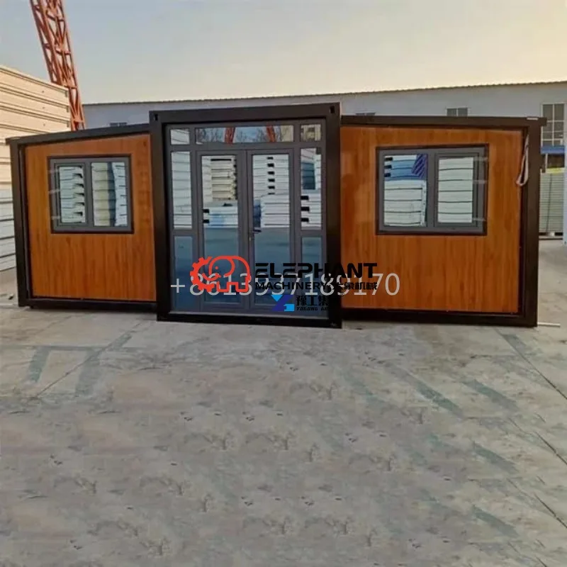 Generic Prefabricated House to Live in Mobile with Doors and Windows Kitchen Cabinet Sink Outlets & Light Switches (19 x 20FT)