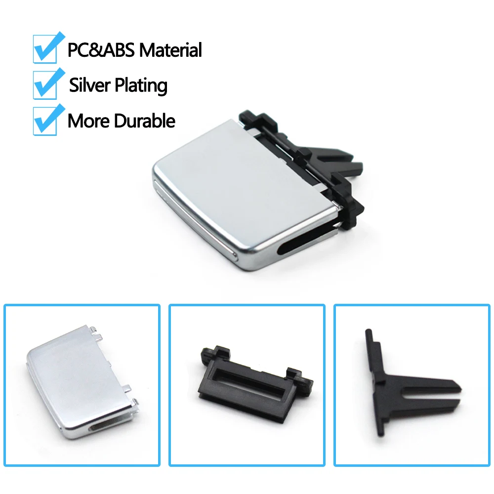 Car Front Air Conditioning AC Vent Air Vent Outlet Tab Clip Paddle For Mercedes BENZ W212 W207 Coupe E260 E350 E550