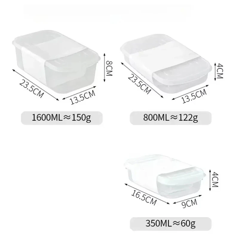 5PC Refrigerator Meat Storage Organizer Stackable Containers with Lids, Perfect for Deli Meat, Bacon, Cheese Meal Prep.