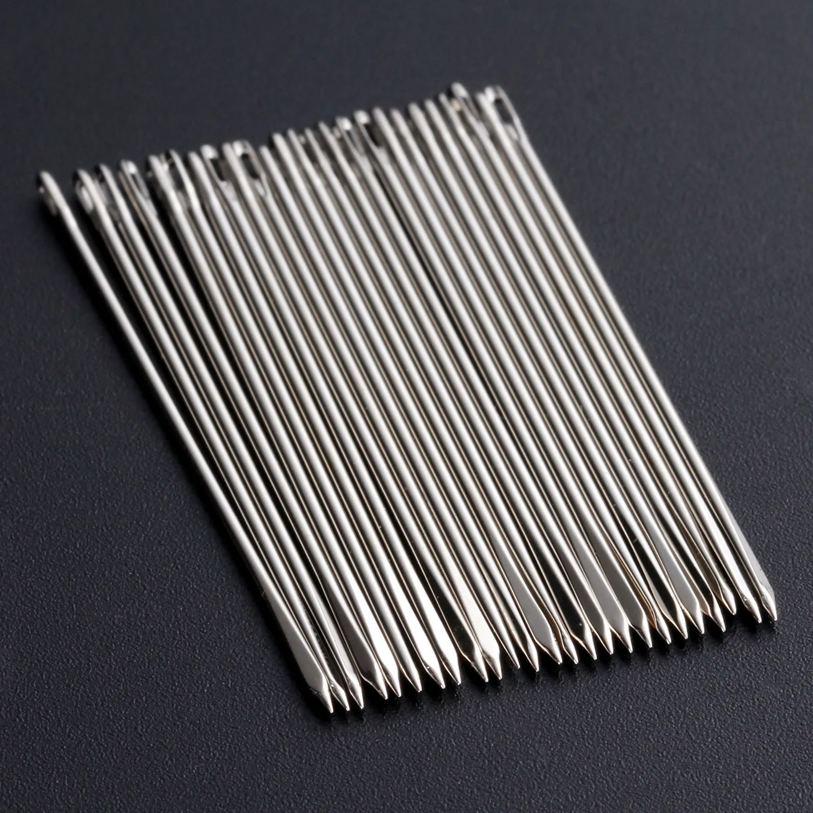 

25pcs Needles Opening Stainless Steel Darning Hand Sewing Needles Embroidery Tool DIY Needle