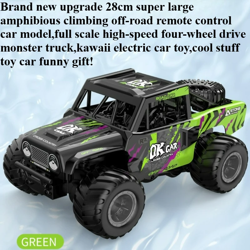 Cool Stuff Funny Gift-Amphibious Climbing Off-road Rc Car,High-speed 4WD Rc Truck,Remote Control Car,Monster Truck,Toys for Boys