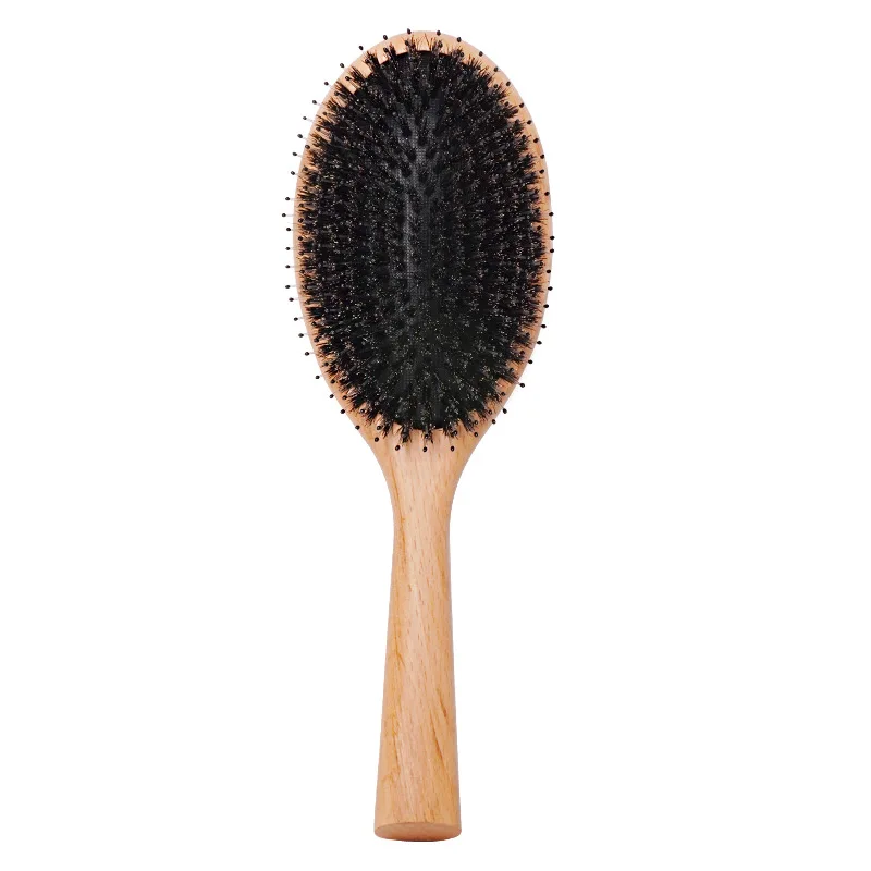 

New Bristle Air Cushion Comb Novel Wooden Handle Design Straight Hair Curly Hair Beech Massage Air Bag Comb Head Massage