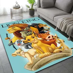 15 taglie Anime Simba The Lion King Friends tappeto tappeto Decor per soggiorno camera da letto per bambini divano bagno tappetino per bambini