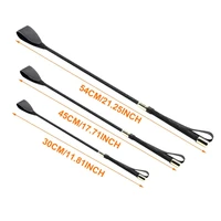 45/54cm Riding Equestrian Whip Training PU Leather Lash Anti-slip Portable Learning for Outdoor Racing Performance Beginner 5