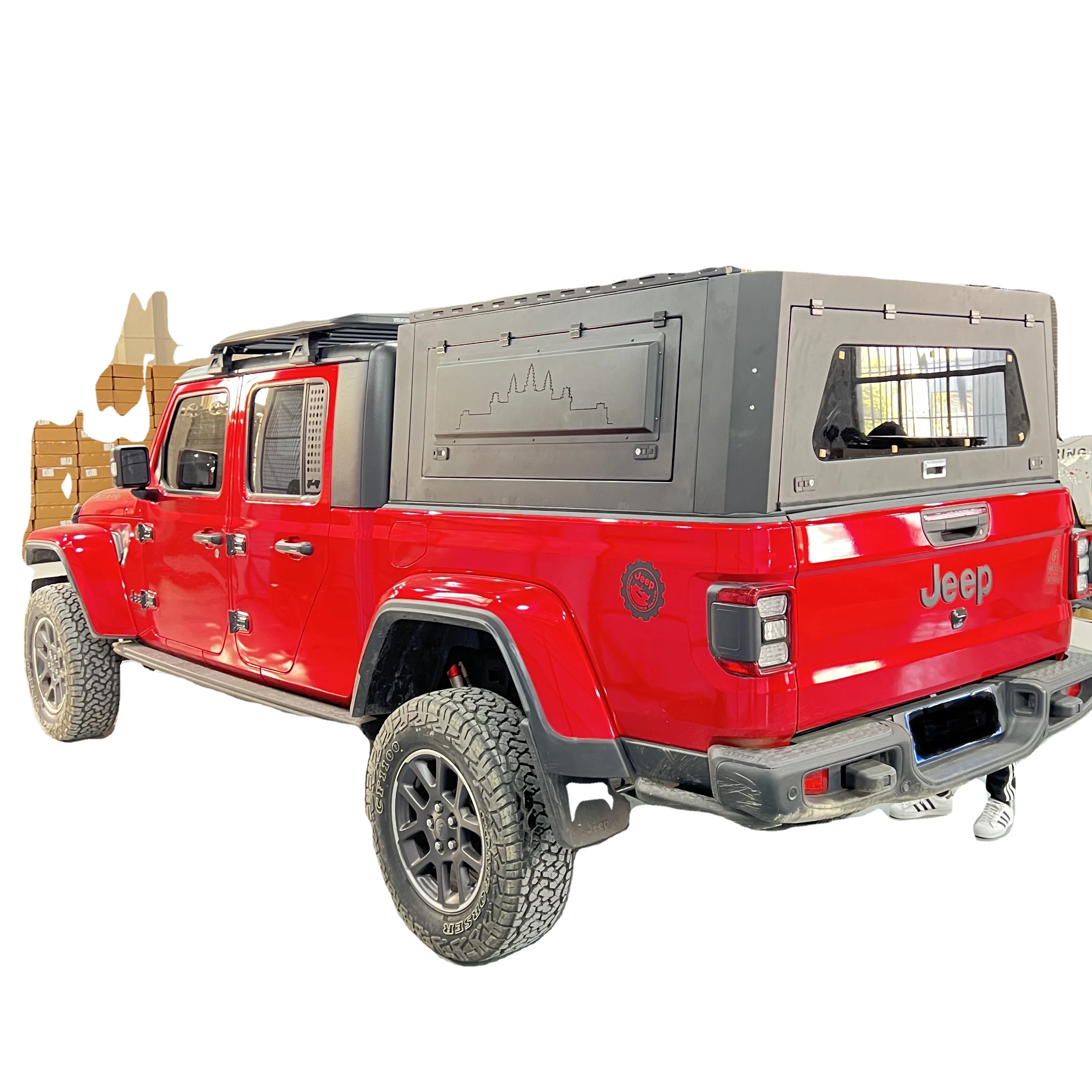 

hot sale Pickup Truck Custom Canopy Hardtop topper camper for Jeep wrangler Gladiator For Jeep Wrangler JL Gladiator