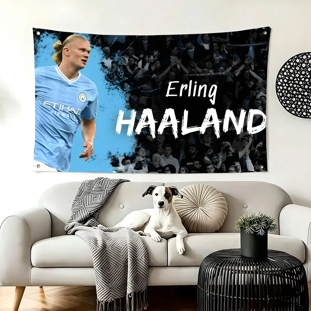 Norway Footballer Star E-Erling Haaland Flags  For Living Room Home Dorm Decor Wall Outdoor Camping Party Banner Gifts