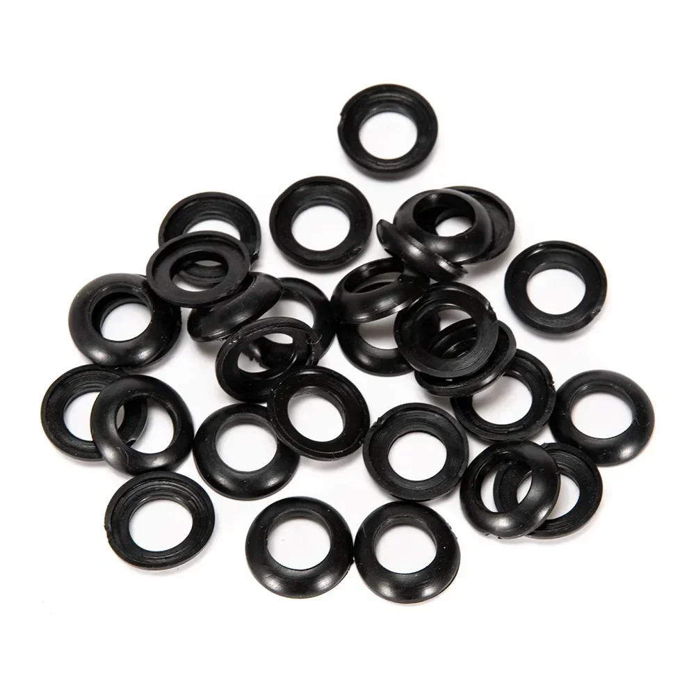 20pcs/Pack Fishing Rod Building Elastic Winding Check Dress Ring Trim Adapter Rubber Winding Pesca Iscas Fish Tackle Accessories