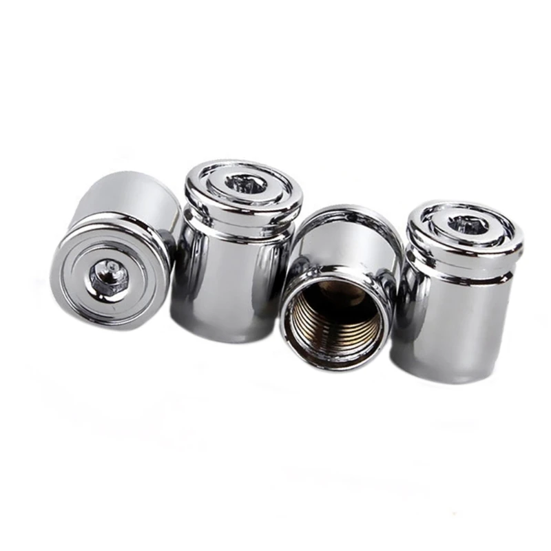 Secure Fit Zinc Alloy Valves Stem Caps, Leak Proof Wheel Protection for Vehicles Dropshipping