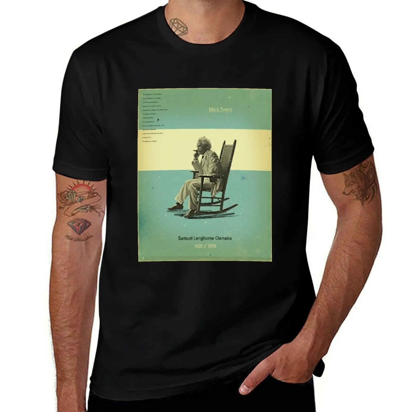 

Mark Twain T-Shirt hippie clothes Personalized t-shirt T-shirts oversize mens plain t shirts