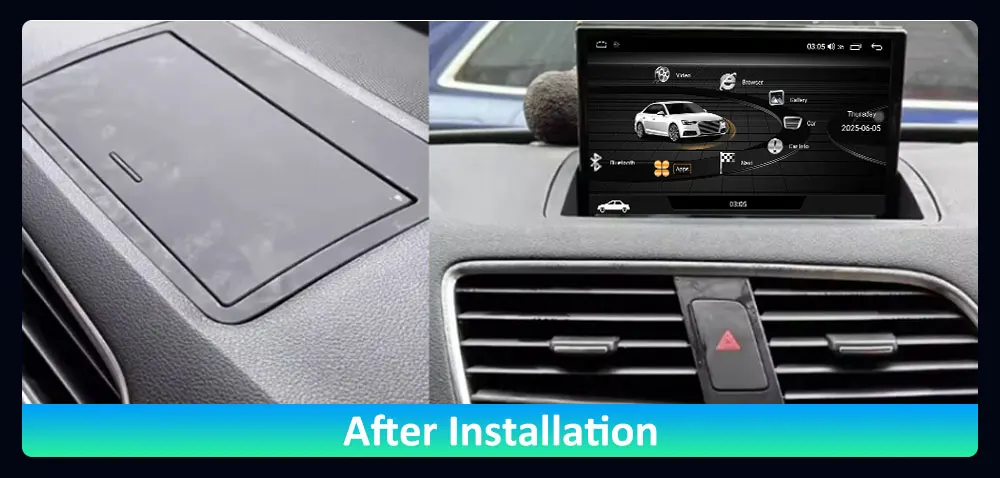 Für Audi Q3 2011 - 2018 Android 15 System BT GPS 4G WiFi 8 Zoll Auto Multimedia Video Radio Player Touchscreen Audio DSP Stereo – Detail 4