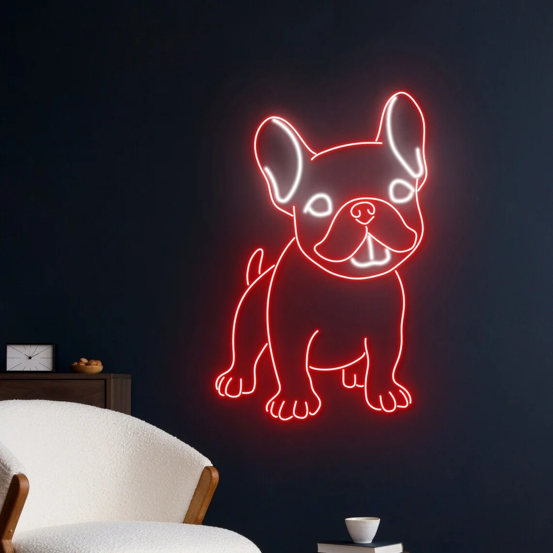 

Bulldog Neon Sign Bull Dog Led Sign Home Wall Decor Neon Light Pet Animal Room Wall Decor Neon Sign