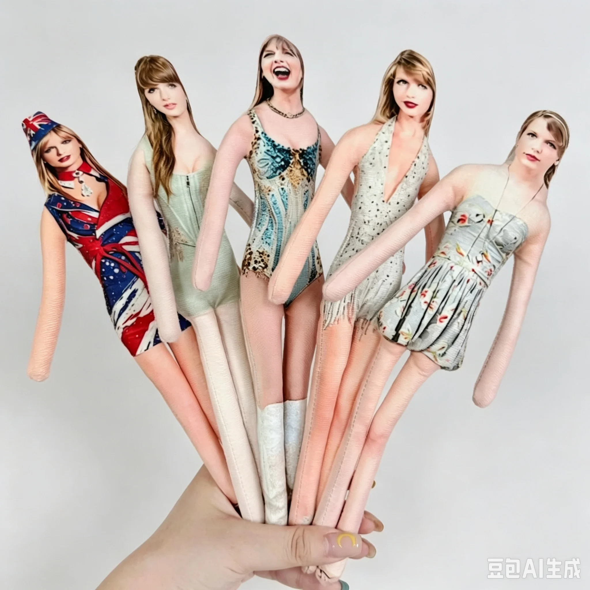 28cm Popular Female Singer Doll Plush Mouse Doll with Flexible Poseable Frame  Accent for Music Lovers Gift for Enthusiasts