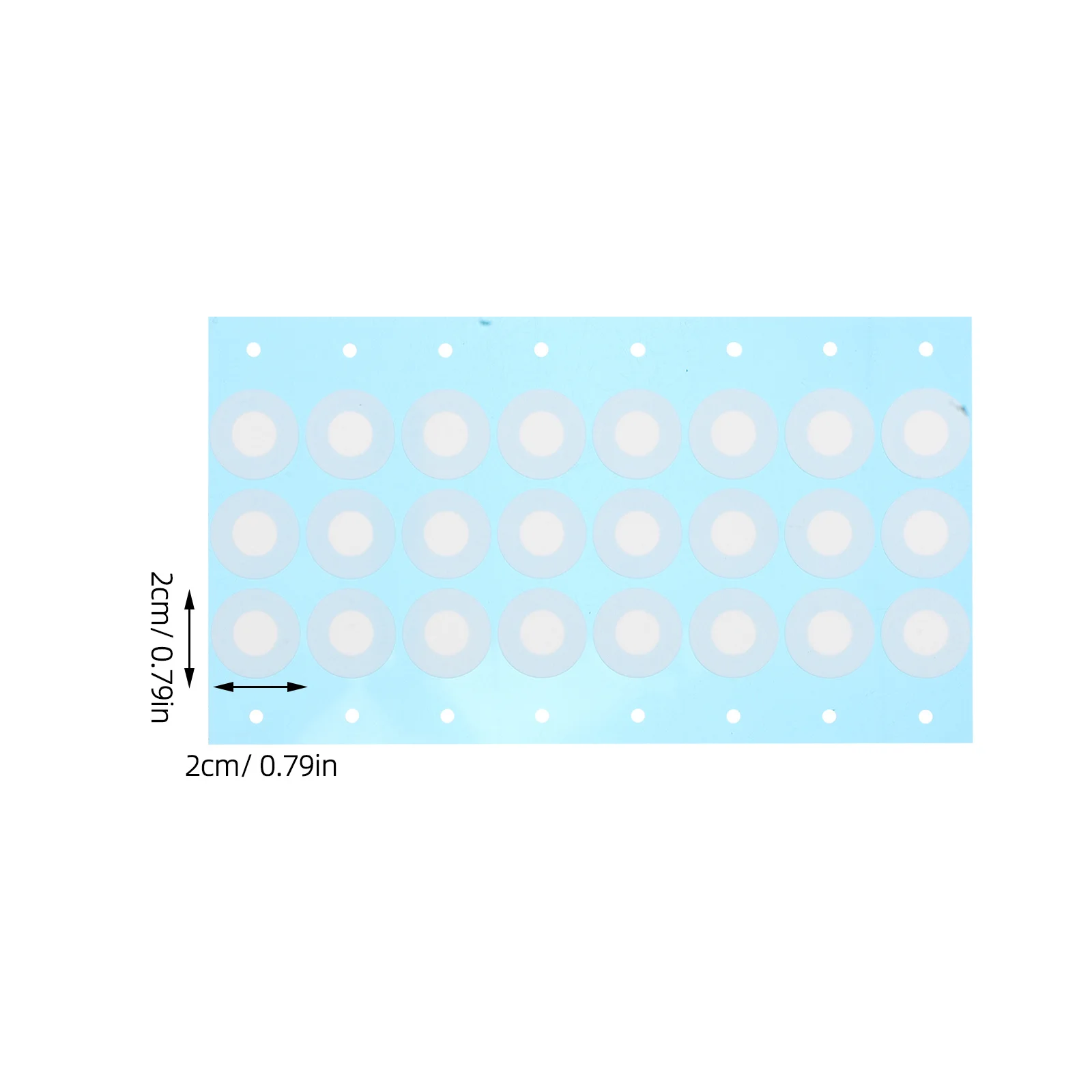 72 Discos de Filtro para Cultivo de Hongos, Membrana Transpirable Adhesiva para Tapas de Frascos de Boca Ancha, Suministros de Micología, Filtro de Laboratorio