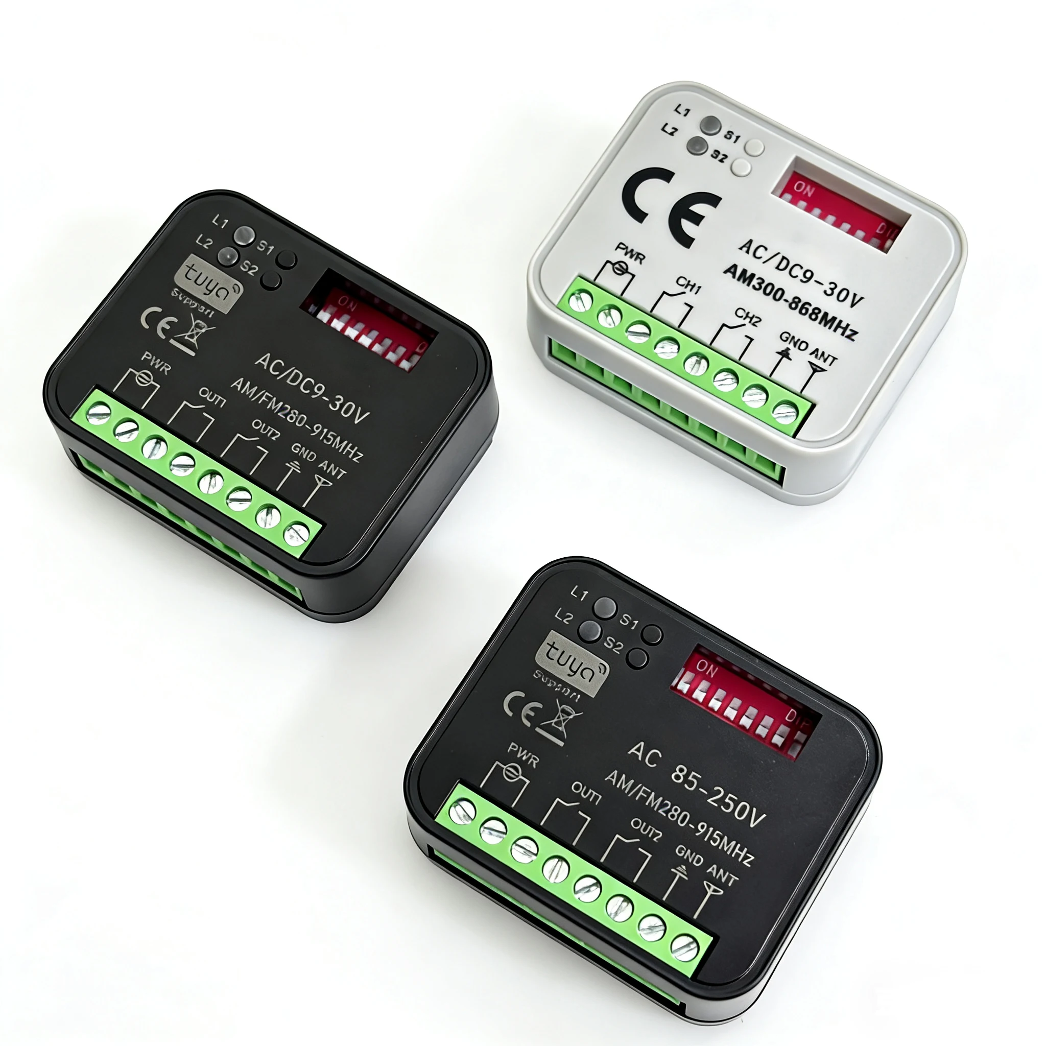 

Универсальный многофункциональный модуль Wi-Fi RX-Multi Tuya для управления гаражными воротами, приемник-контроллер для частот 433–868 МГц (300–868 МГц).