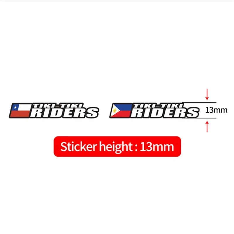 Custom Flag and Name Frame Stickers for MTB Road Bike Helmet Decoration Decals Cycling Accessories Decals