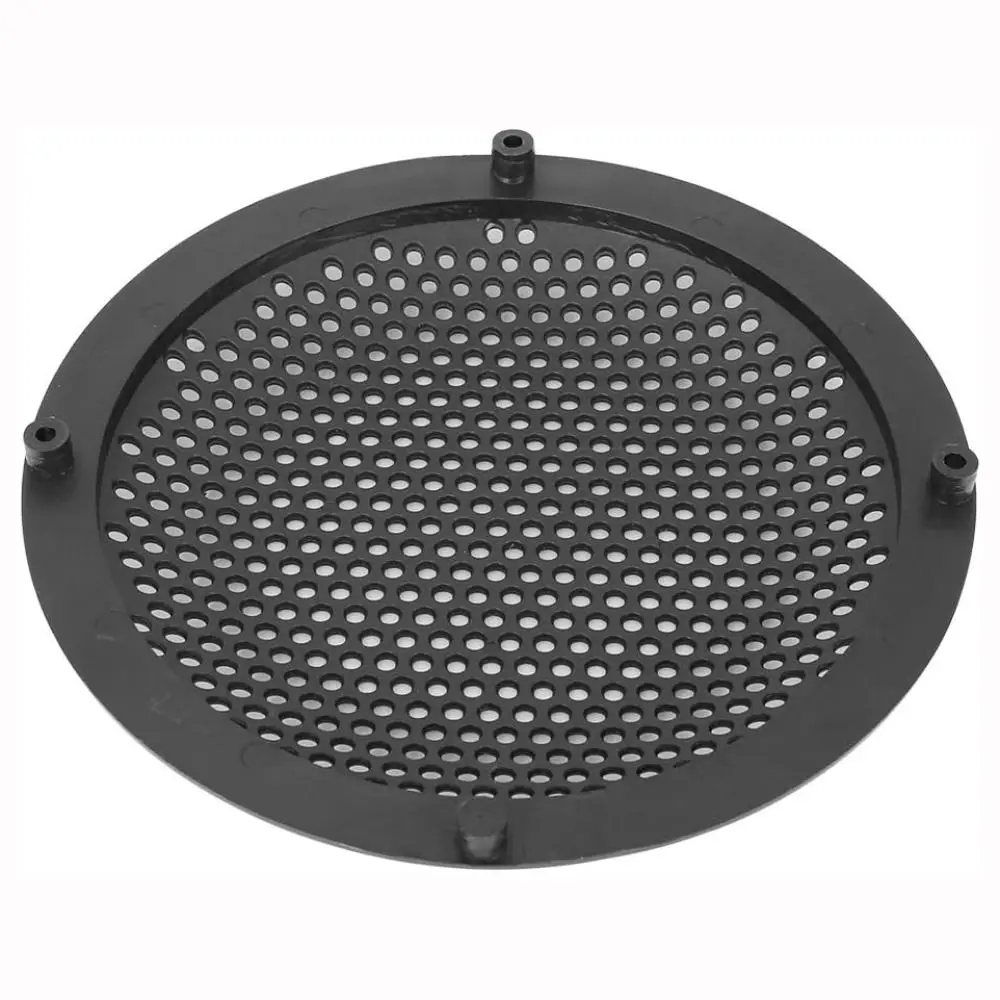 New 5/6/8/10 Inch Audio Speaker Cover Plastic Black Speaker Grill Mesh Circle Horn Speaker Guard
