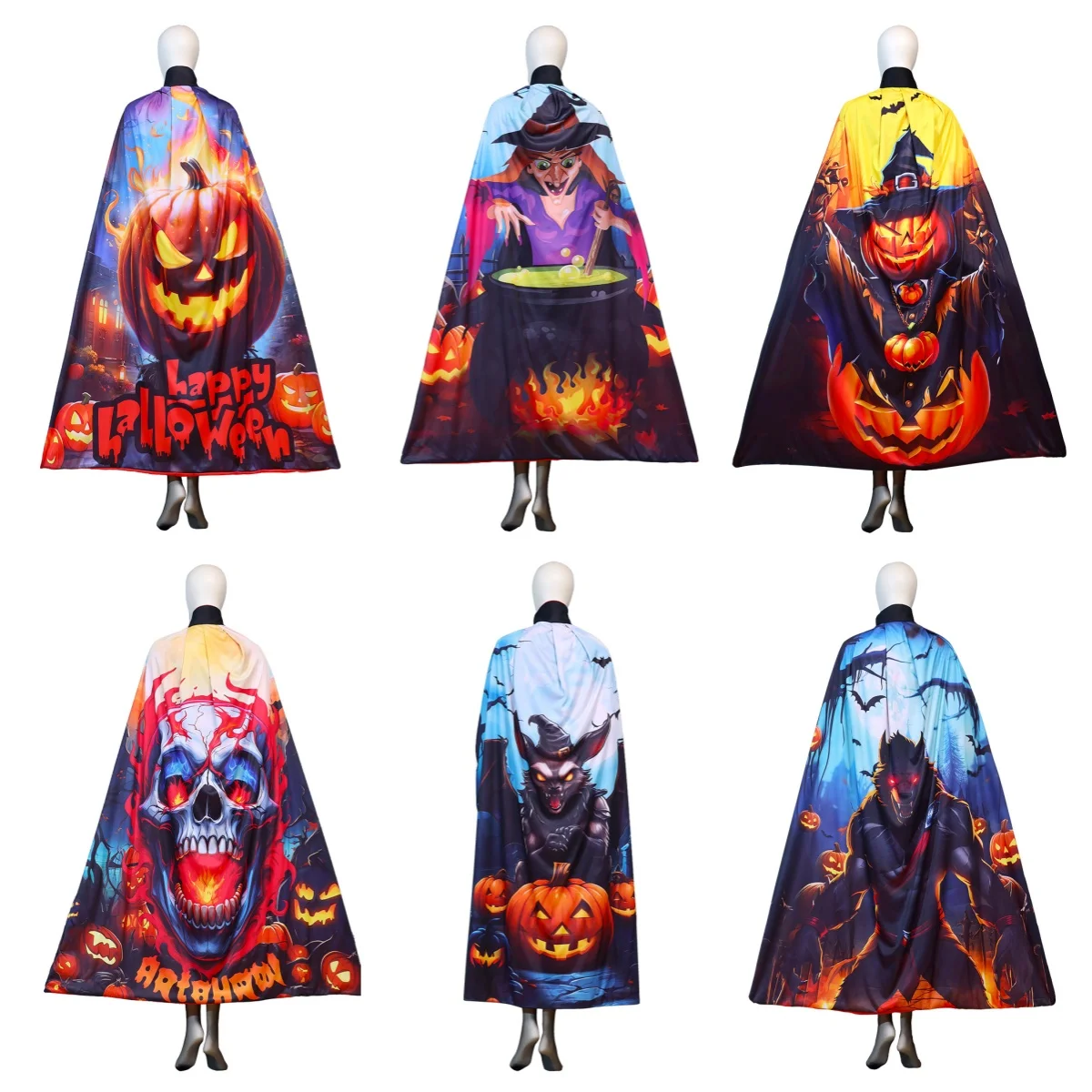 

Хэллоуин-маскарад накидка и плащ для взрослых, мужские и женские длинные халаты с принтом, длинная шаль ведьмы, костюмы для косплея, реквизит для вечеринки