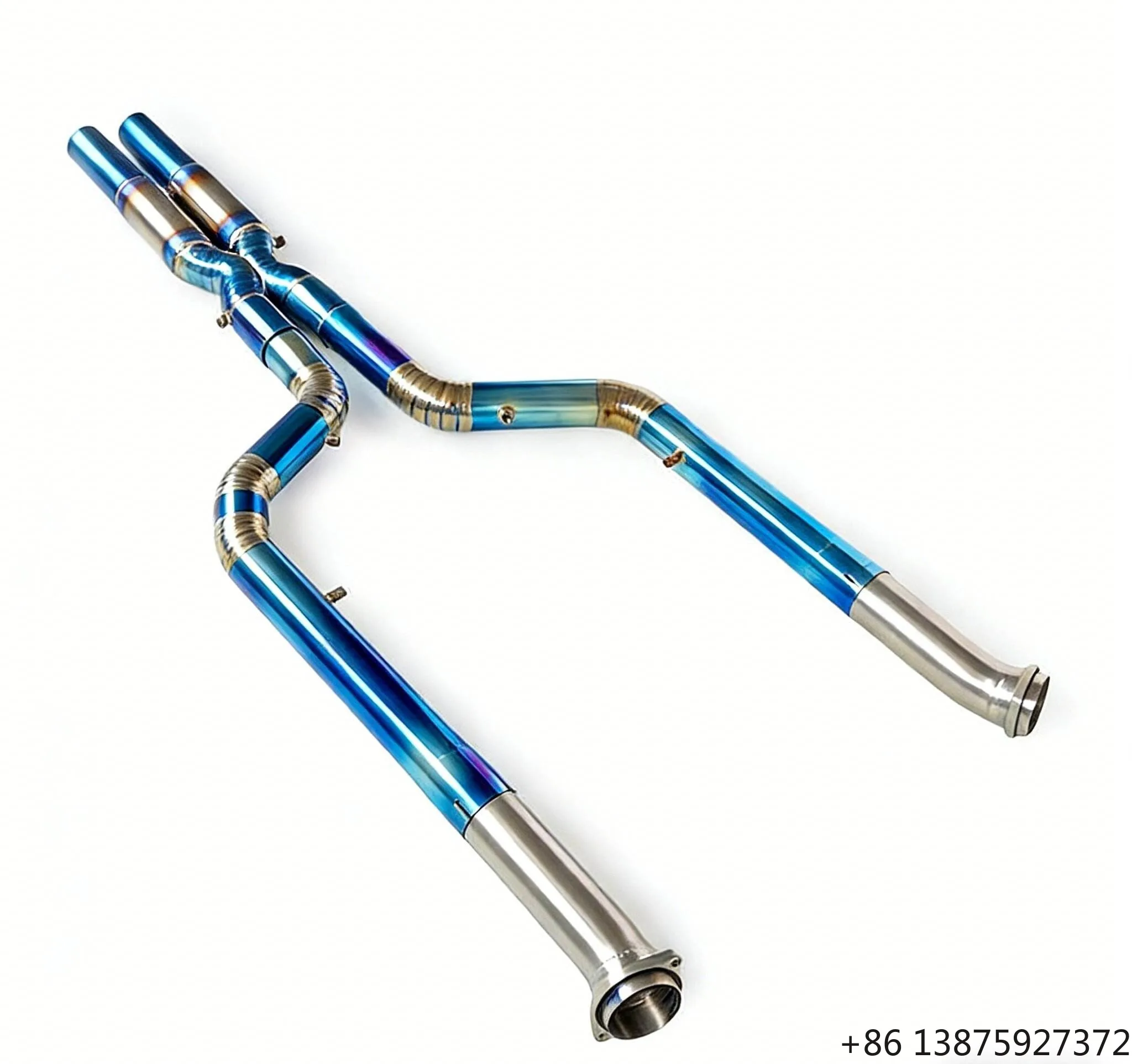 

Performance Catback Exhaust for X5 4.4T 2023-2025 Primary Color Titanium with High Quality Mirror-Finish