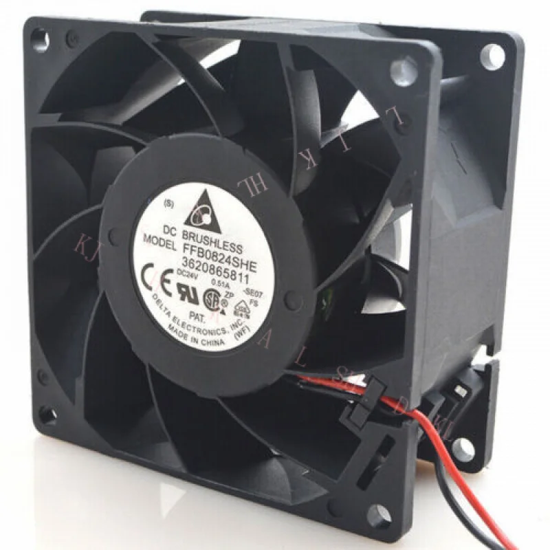 

N ДЛЯ Delta FFB0824SHE МОДЕЛЬ-SE07 8038 24 В 0,51 А Промышленный охлаждающий вентилятор Новый один