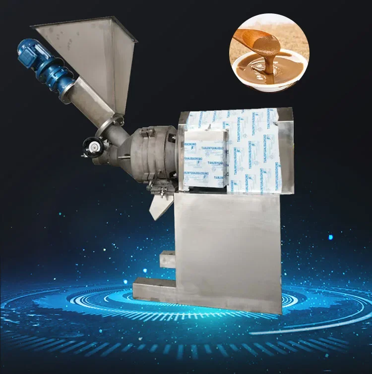 Ultra Fine Chicken Meat Grinding Machine Bone Mud Colloid Mill Shrimp Fish Meat Paste Grinder