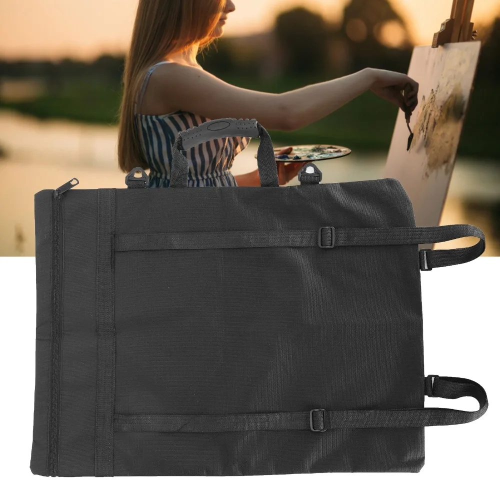 1pcs Multifunctional Design Painting Backpack Padded Triple Protection Waterproof Material Art Portfolio Bag Drawing Board Bag