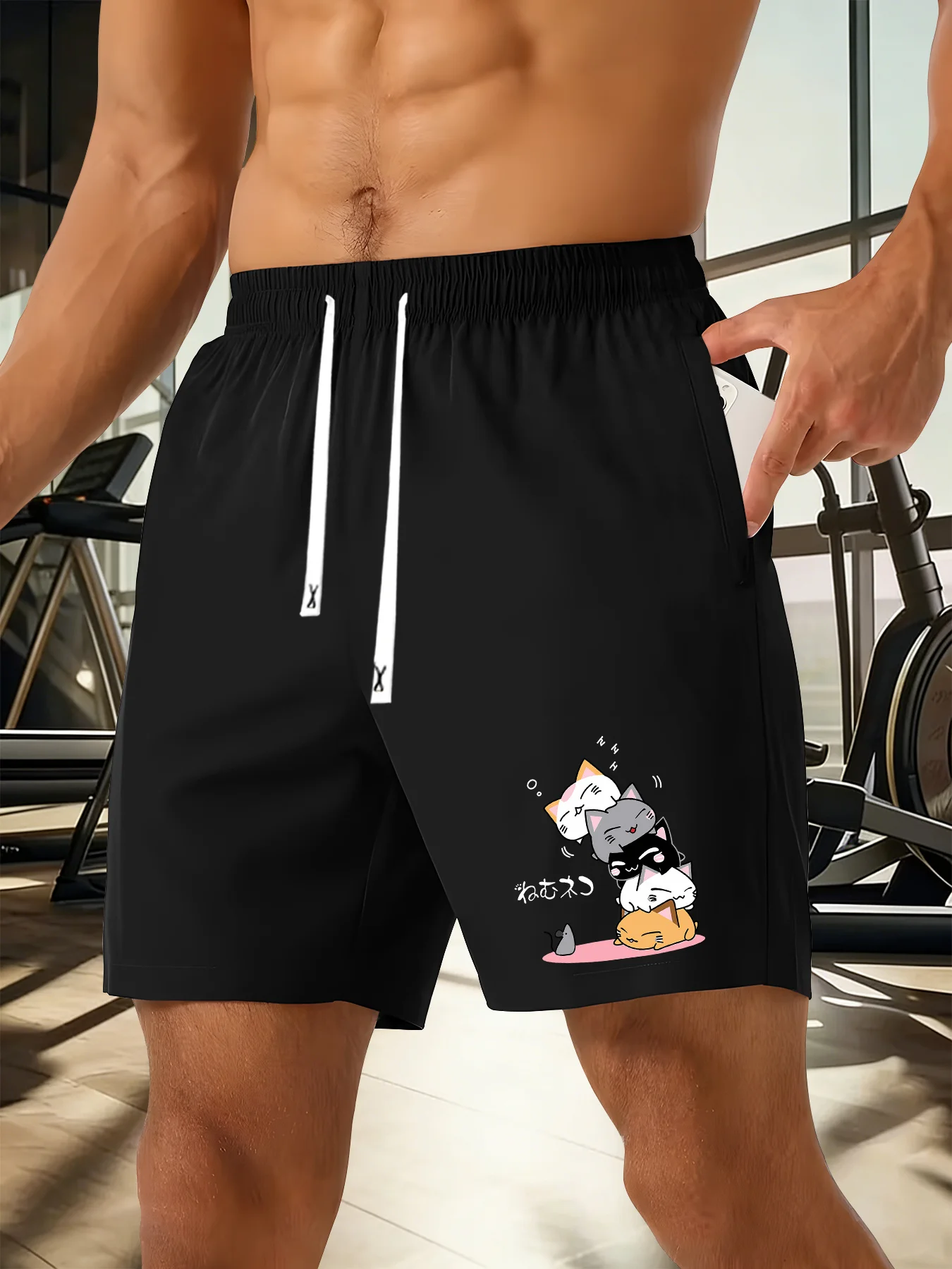 

Patterned Men's Fashion Casual Sports Shorts Pure Cotton Breathable and Wiry Fabric Is Very Suitable for Summer Travel Vacation