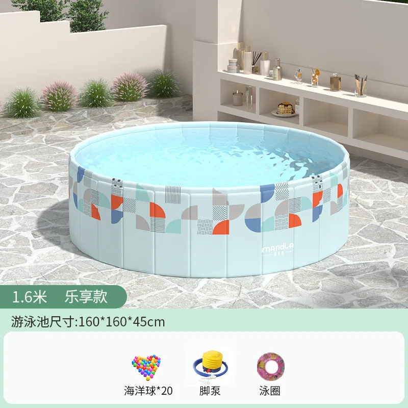 国境を越えて人気の高い、空気入れ不要の子供用折りたたみ式プール：家庭/屋外用、おもちゃプールとしても使えます