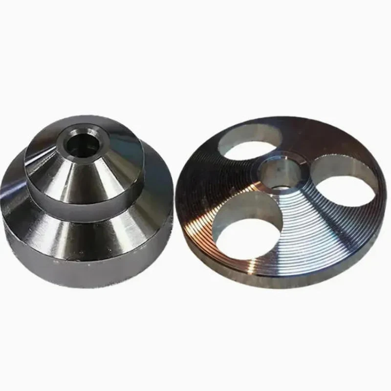 

Factory Price Custom METAL 5 Axis Large CNC Machining Metal Material Perforated Conical Disc Kit