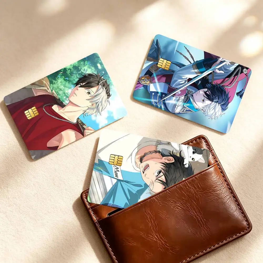 H-Haruka S-Sakura WIND BREAKER  Credit Card HD Stickers Game Card Decal Small Chip Waterproof Sticker Gift