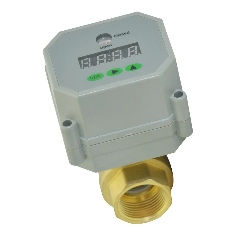 BSP/NPT 3/4'' AC110-230v 2-way Brass 99 hours type Countdown Timer Valve