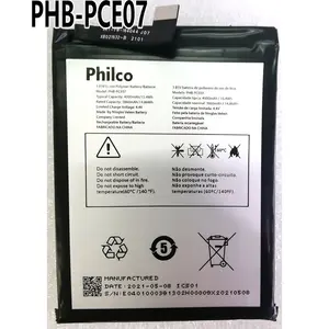 بطارية بديلة للهاتف الخلوي Philco Hit P10 ، أصلي ، جديد ، PHB-PCE07 ، 3.85 فولت ، 4000 مللي أمبير أفضل 6 مبيعات بطارية هاتف خليوي فيلكو - رقم 6