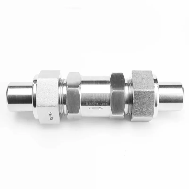 Electric compressor for high temperature water Pneumatic check valve for trachea joint