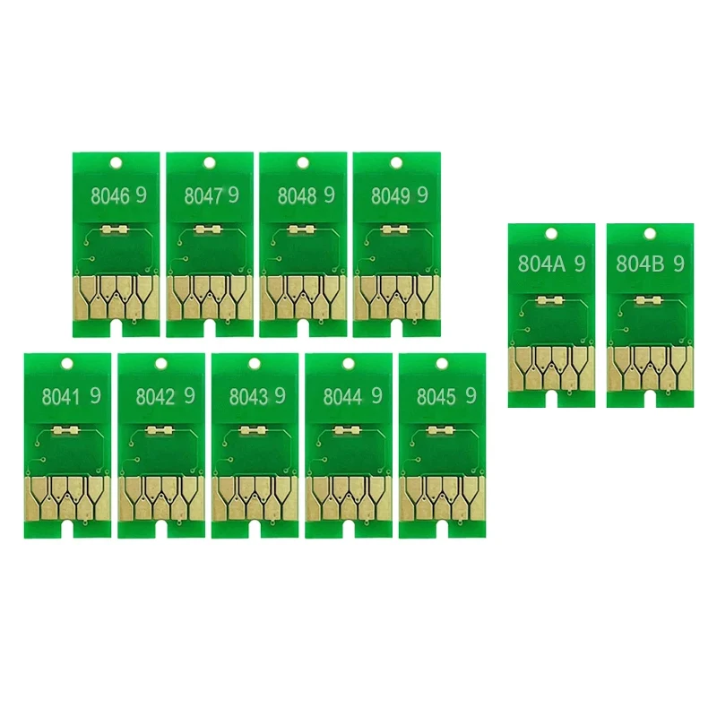 Imagem -05 - Chip de Cartucho de Tinta para Impressora Epson Surecolor Versão América T8041-t8049 T804a T804b T804d P6000 P7000 P8000 P9000