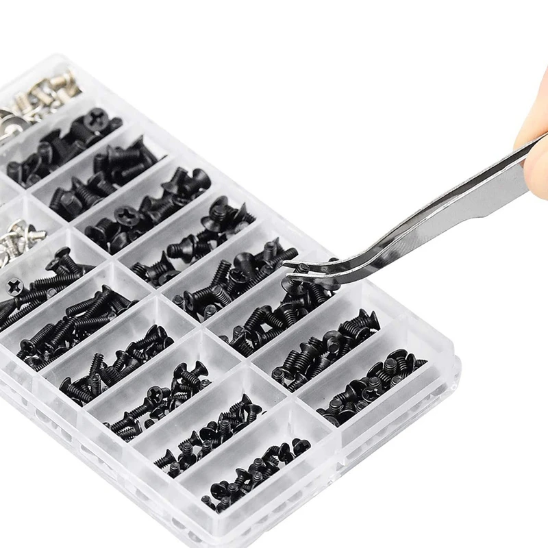 355Pcs PC Screws Assorted Set M2 M3 M2.5 Computer Screws HDD M.2 SSD Screws For Universal Laptop PC Computer Repair